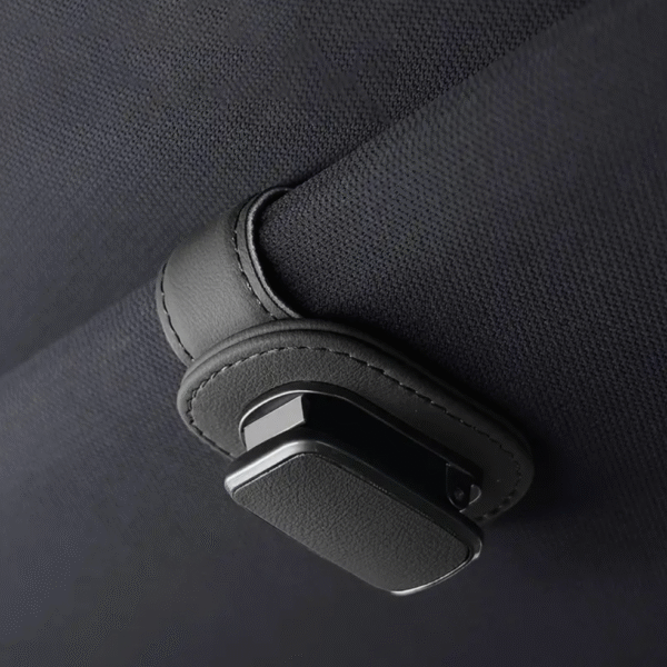 Screenshot 2025-08-25 at 14.43.40 High Quality Faux Leather Car Sun Visor Glasses Holder Clip