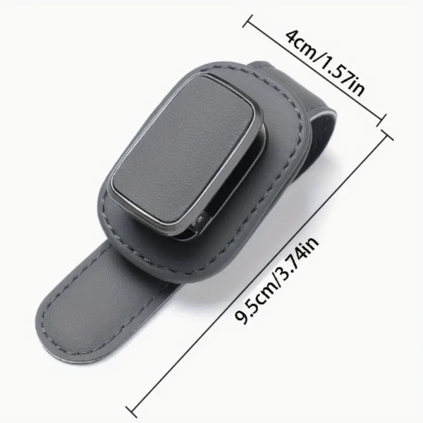 Screenshot 2025-08-25 at 14.44.15 High Quality Faux Leather Car Sun Visor Glasses Holder Clip