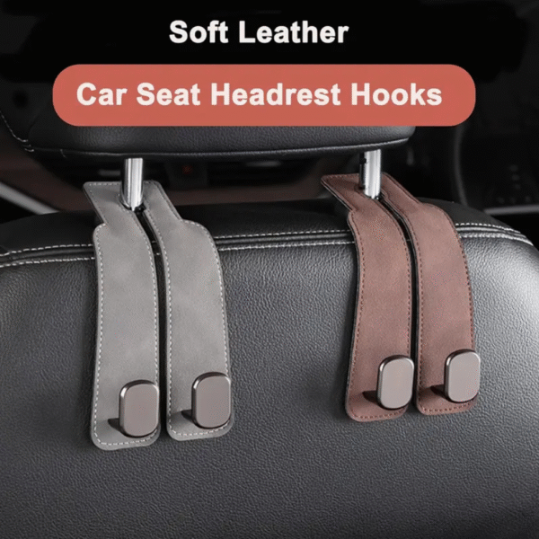 Screenshot 2025-08-25 at 14.46.26 PU Leather Car Headrest Hook Seat Back Storage Hanger