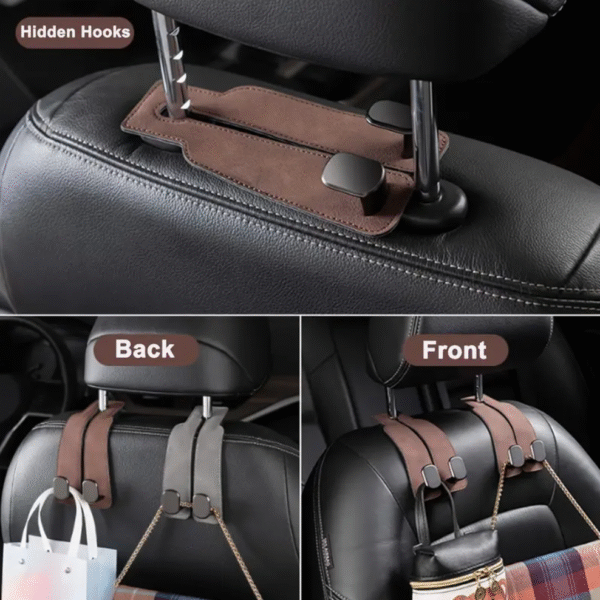 Screenshot 2025-08-25 at 14.46.32 PU Leather Car Headrest Hook Seat Back Storage Hanger