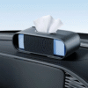 Foldable PU Leather Car Tissue Box Holder