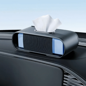 Foldable PU Leather Car Tissue Box Holder