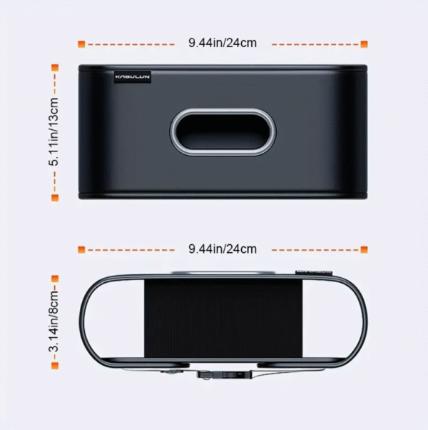 Foldable PU Leather Car Tissue Box Holder