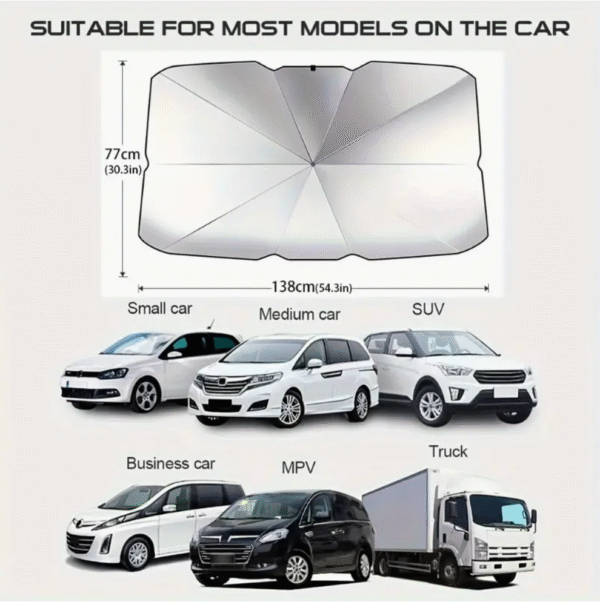 Portable Foldable Car Windshield Sunshade