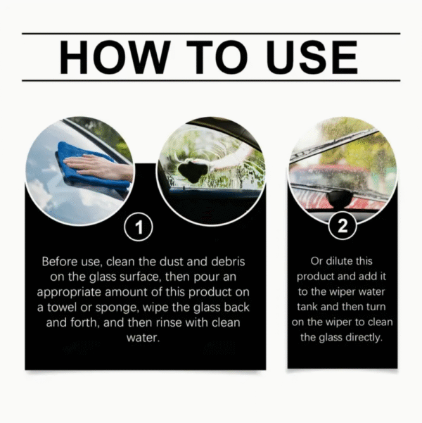 100ml Multi Purpose Car Glass Cleaner