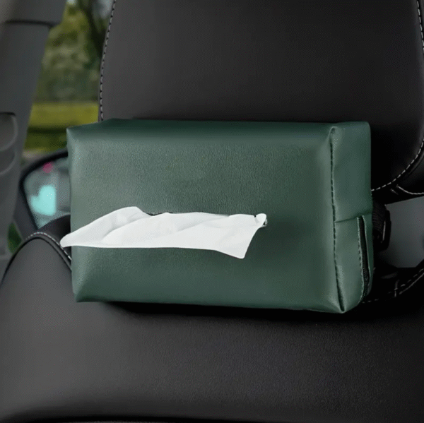 Screenshot 2025-08-26 at 15.41.55 Car Tissue Holder with Zipper in Green